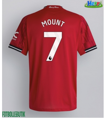 Manchester United Mason Mount #7 Hemmatröja 2025-26 Kortärmad